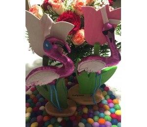 Stickserie - Flamingo Tropical